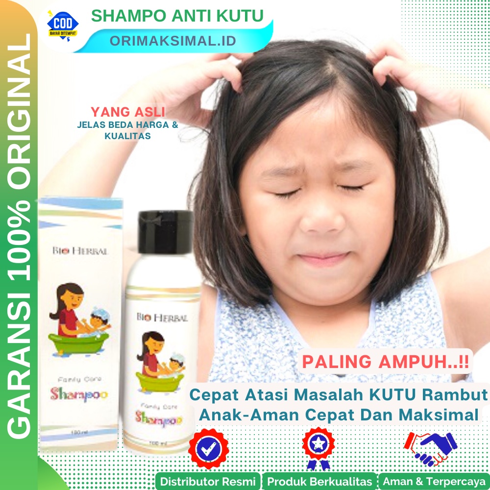 Shampoo Anti Kutu Ampuh Aman  Bio Herbal Family Care Sampo Kutu Bio Herbal