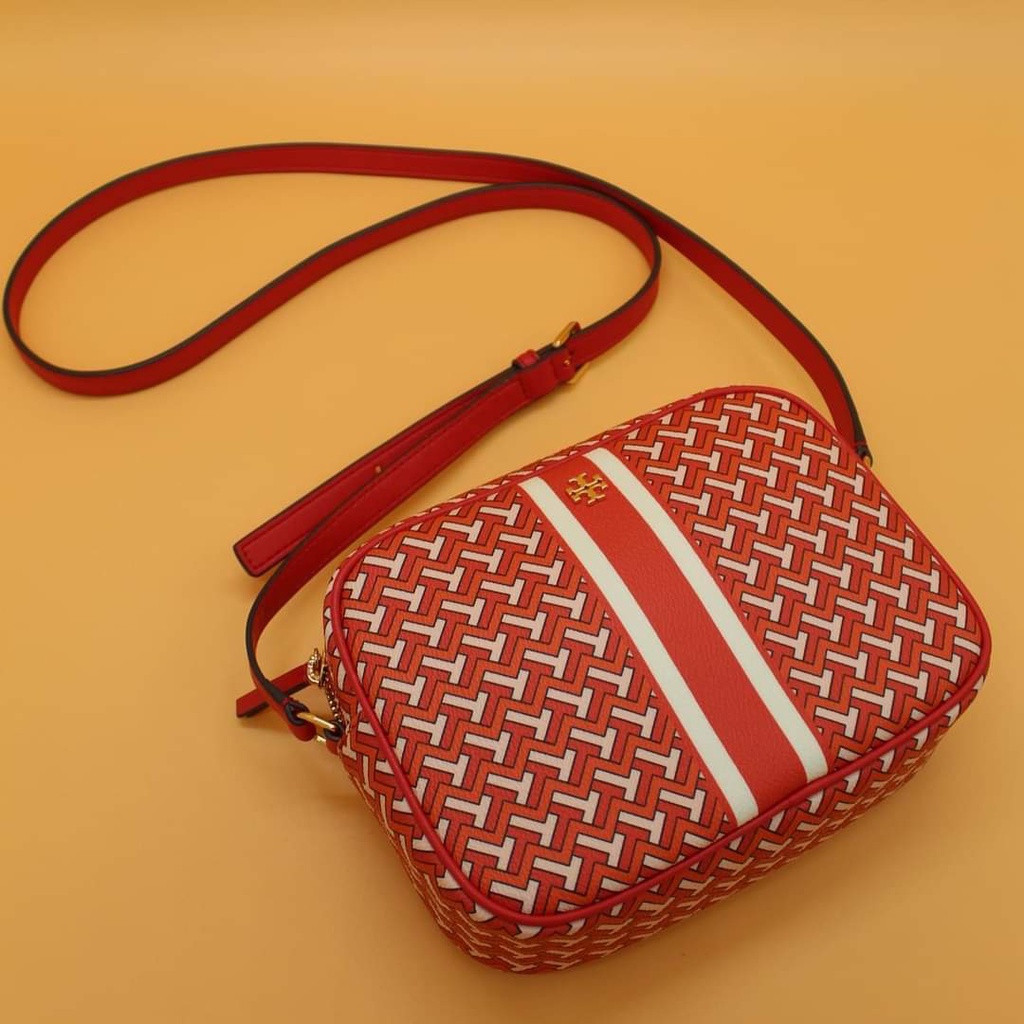 Tas Tory Burch Tzag Red Crossbody New Original