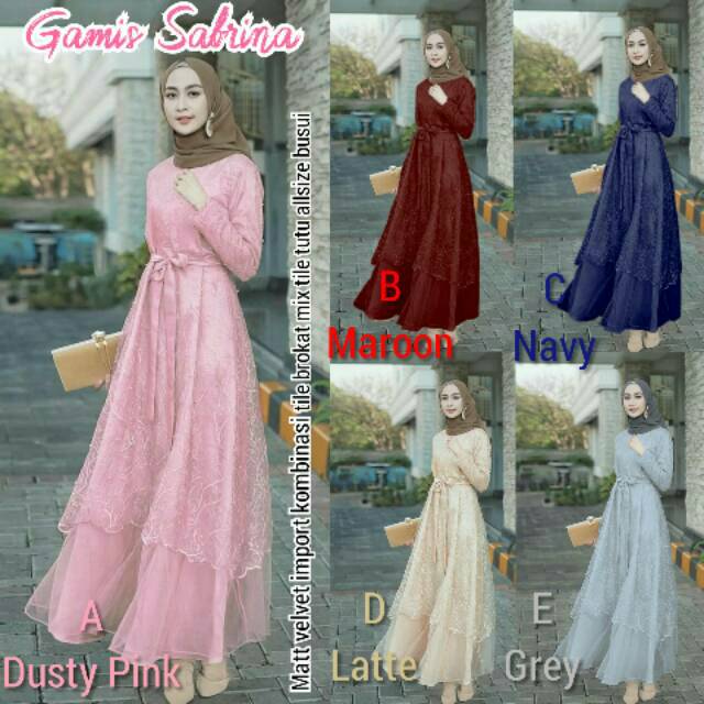 DRESS GAMIS SABRINA MAXY