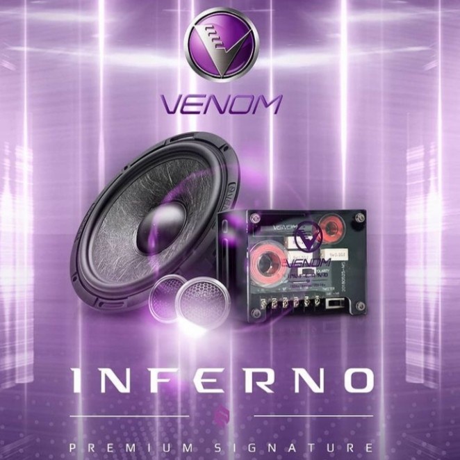 Speaker Venom Inferno VIN 6E Split 2 Way Elite Series Original