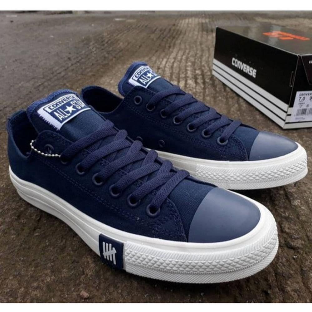 Promo Sepatu Convers1995 Low All Star warna Navy Low Classic size 36-43