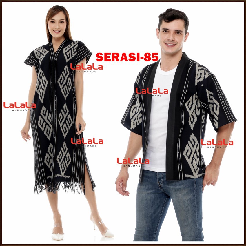 couple set tenun - ready stok | set couple tenun - couple kondangan - sarimbit keluarga - baju tenun