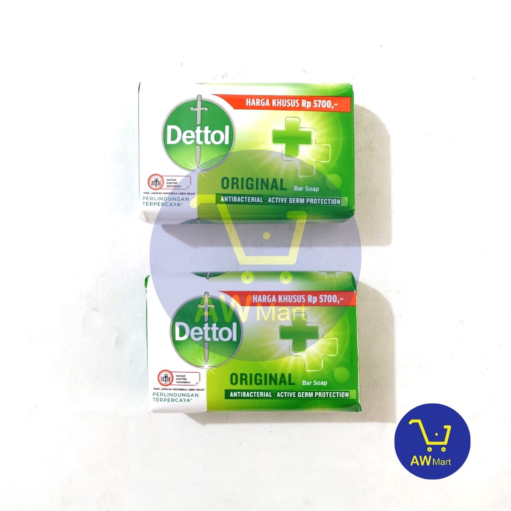 DETTOL 100 GRAM BAR - DETTOL SABUN BATANG 100 GRAM ANTIBACTERIAL 100gr