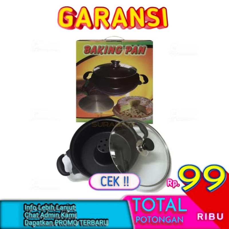 NUPON Cetakan Kue Bolu Kukus Baking Pan Anti Lengket