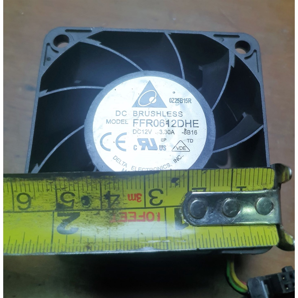 FAN DELTA 6X6X3,8 CM