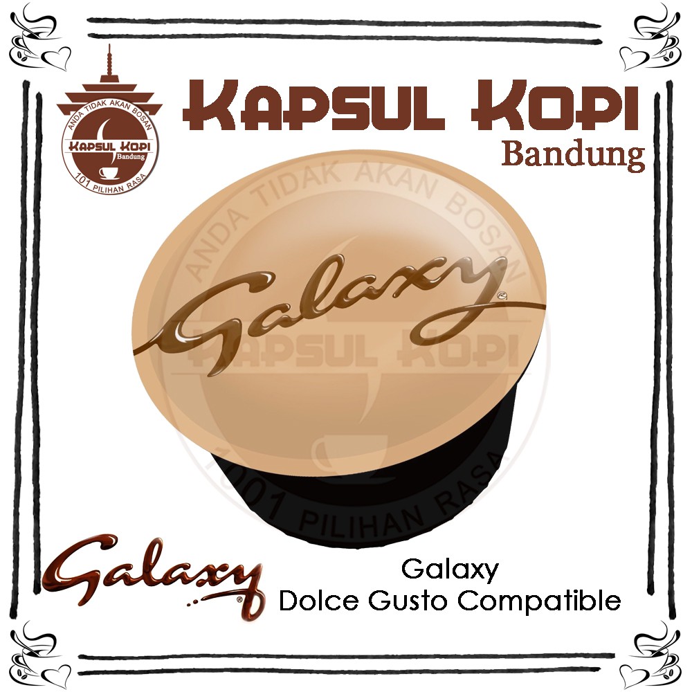 

Ecer Galaxy Hot Chocolate Kapsul Kopi Nescafe Dolce Gusto Compatible