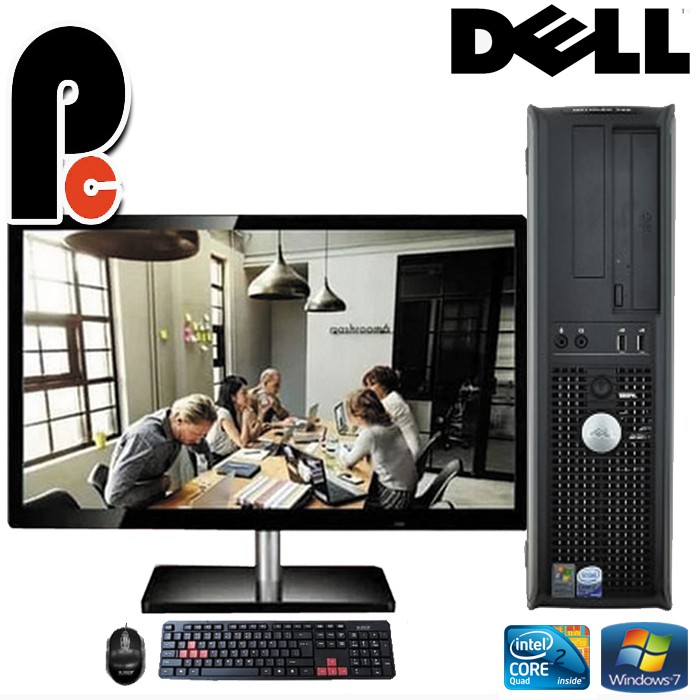 PC Komputer Built Up Dell OptiPlex 380 SLIM dengan MONITOR SPC 19' New