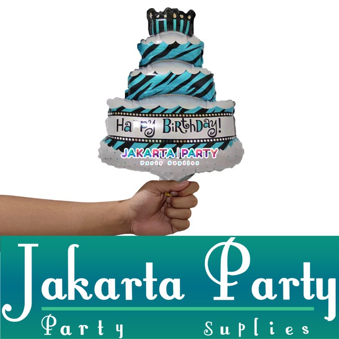 Balon Foil Cake Mini Tosca / Balon Kue Mini / Balon Kue Susun Kecil