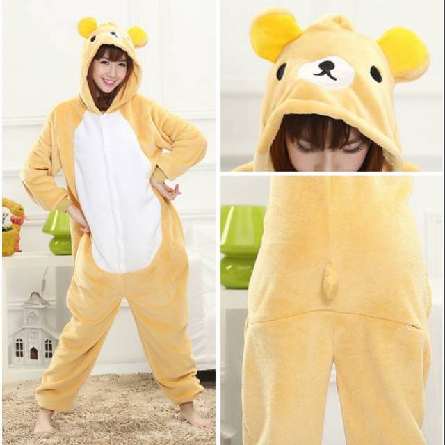 KOSTUM ONESIE RILAKKUMA SIZE DEWASA
