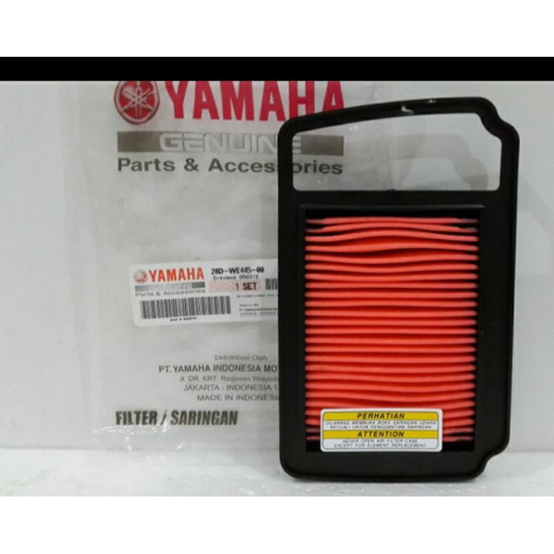 FILTER SARINGAN UDARA MIO SPORTY ASLI ORI YAMAHA 28D WE445 00