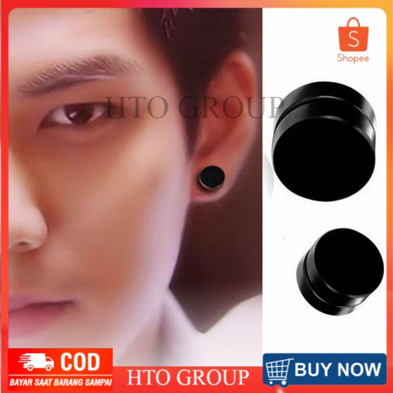 ANTING ANTING TITANIUM , ANTING PRIA MAGNET - BLACK MAGNET
