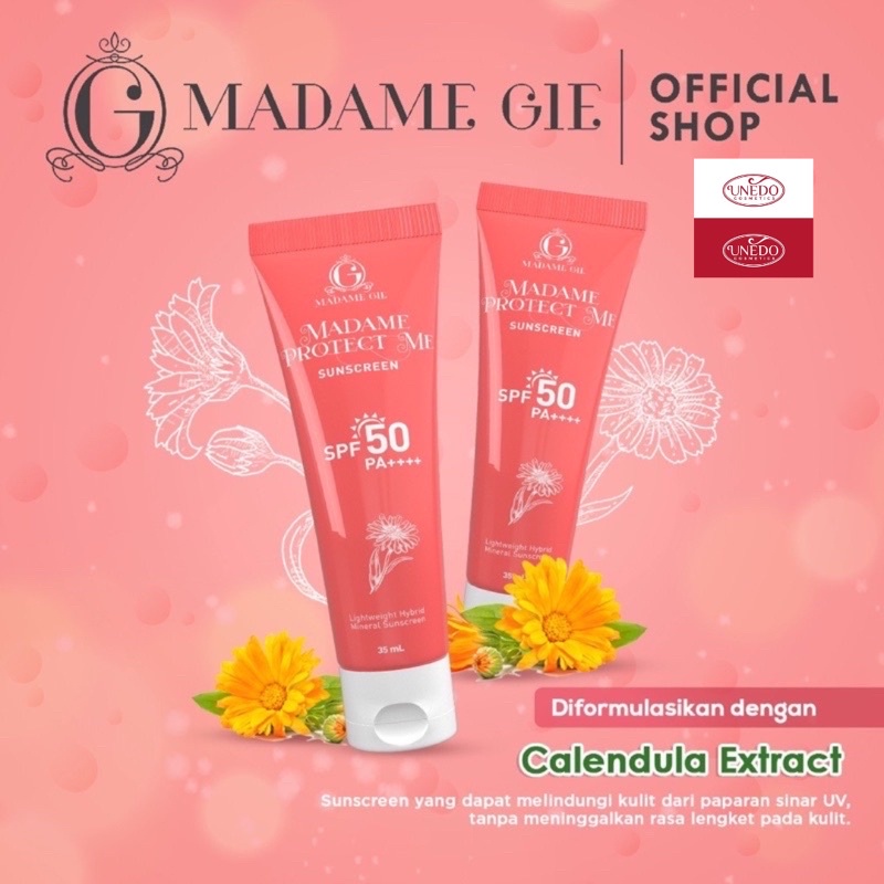 Madame Gie Protect Me Suncreen SPF 50PA++++ With Calendula Sunblock