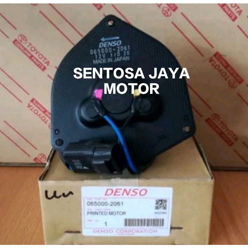 MOTOR FAN AC SOLUNA STARLET GREAT ABSOLUTE ALL NEW COROLLA 065000-2061 DENSO ORIGINAL