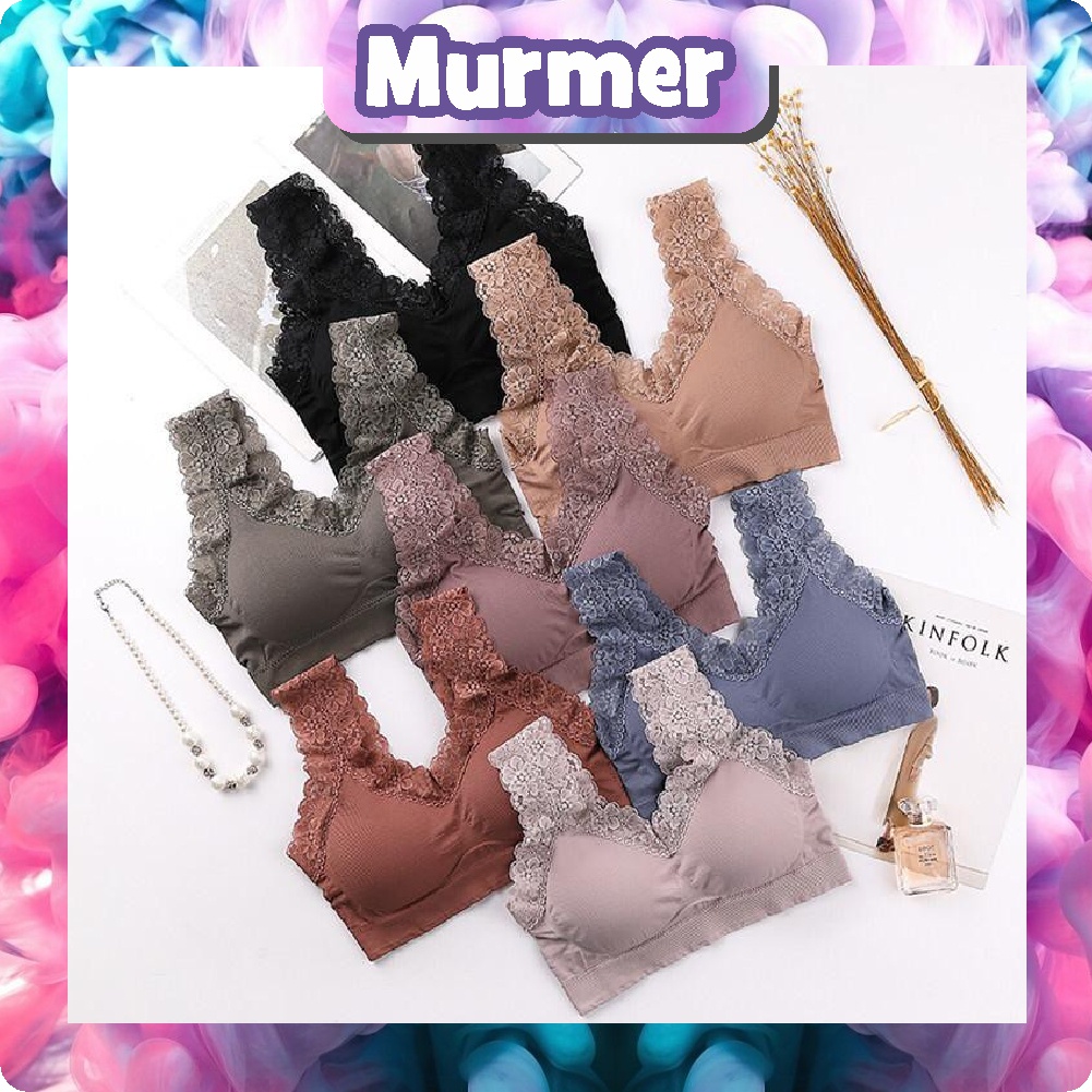 Murmerofficial B052 BRA BH WANITA Bahan Halus Pakaian Dalam bralette Elastis Sexy dBusa IMPORT