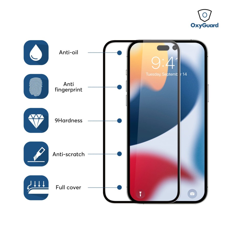 Oxyguard Tempered Glass Iphone 14 pro Max / 14 Pro Iphone 14 Plus / 14