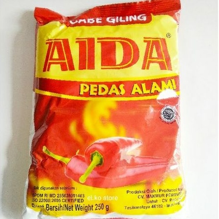 

cabe bubuk AIDA 250gr