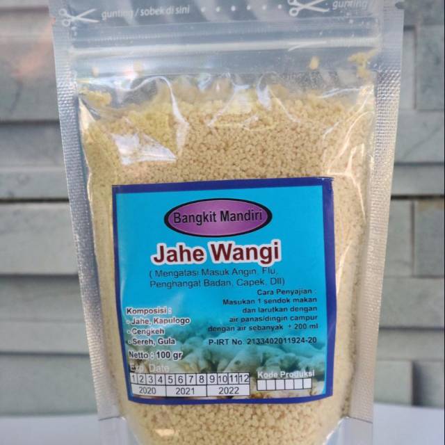 

Jahe wangi minuman instan tradisional herbal menjaga stamina