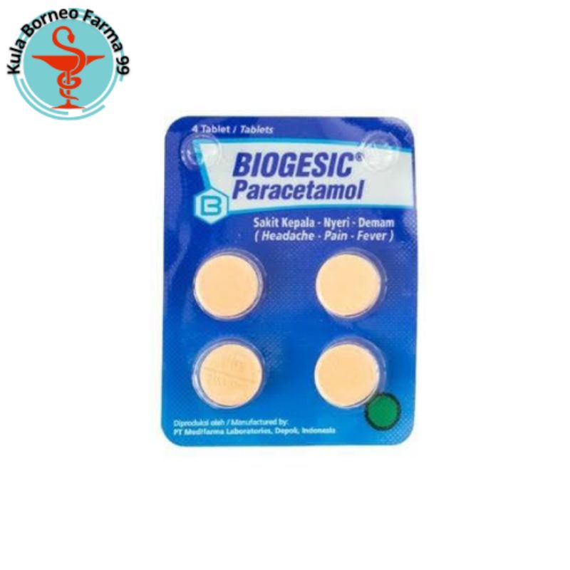 Biogesic Tablet Paracetamol 500 mg
