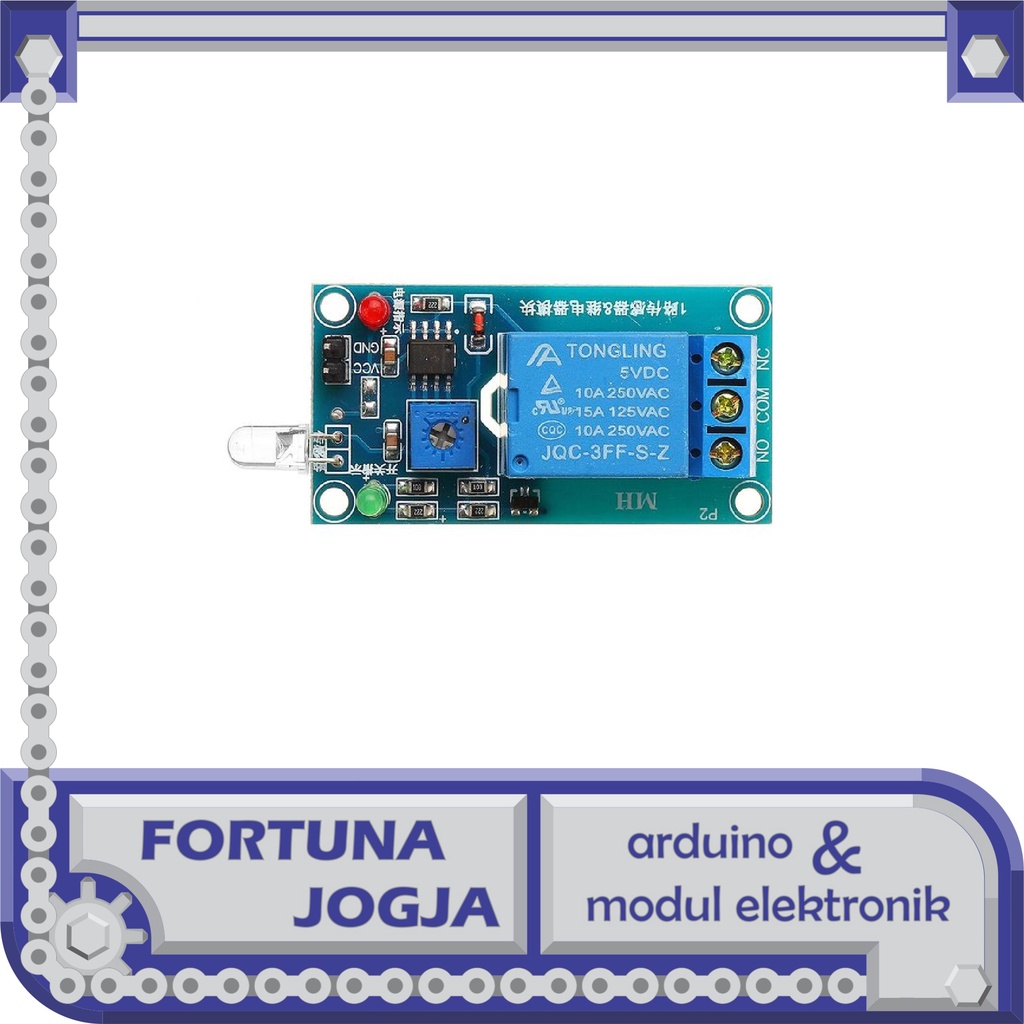 Modul Sensor Photodioda DC 5V 12V Photoelectric Light Sensor