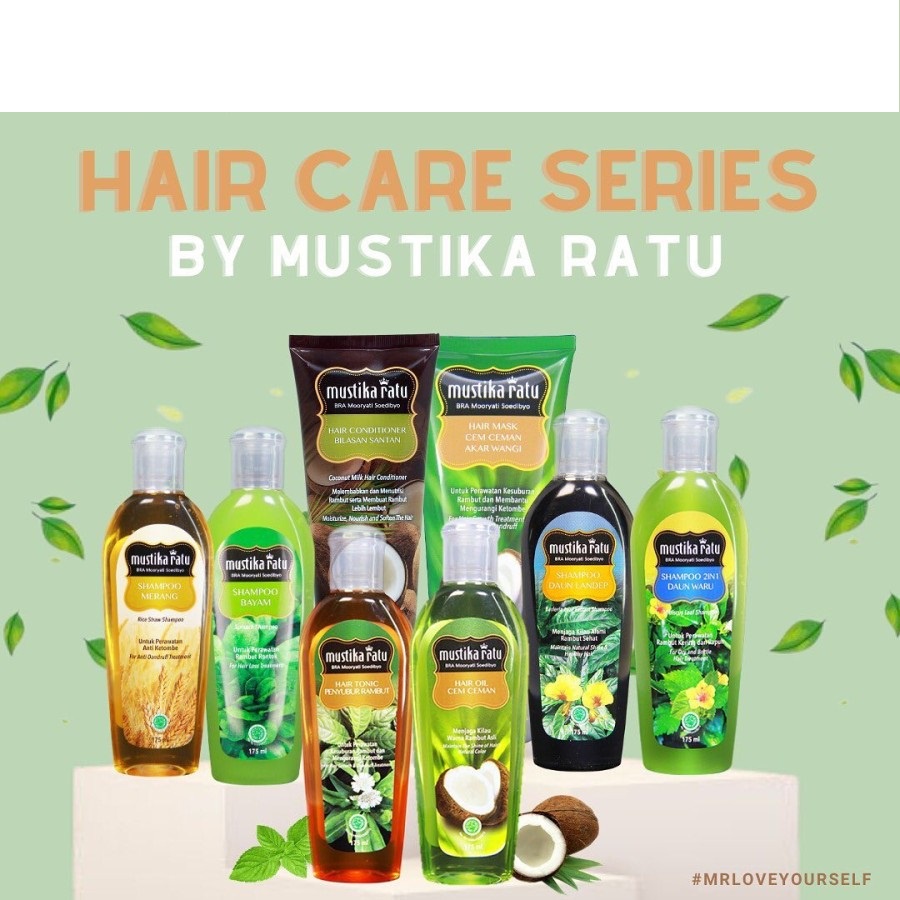 Mustika Ratu Hair Tonic  Minyak Zaitun Olive  Oil Cemceman Shampoo Bayam 75 / 175 ml (VH)