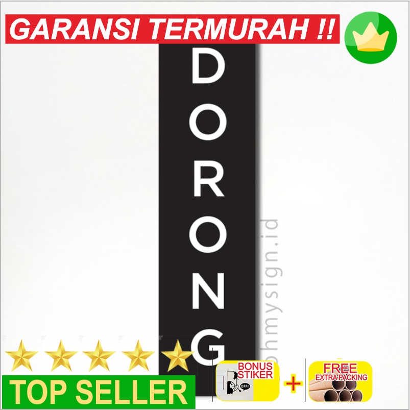 

Promo SIGN PUSH DORONG ACRYLIC | SIGN DORONG AKRILIK TIMBUL Elegan