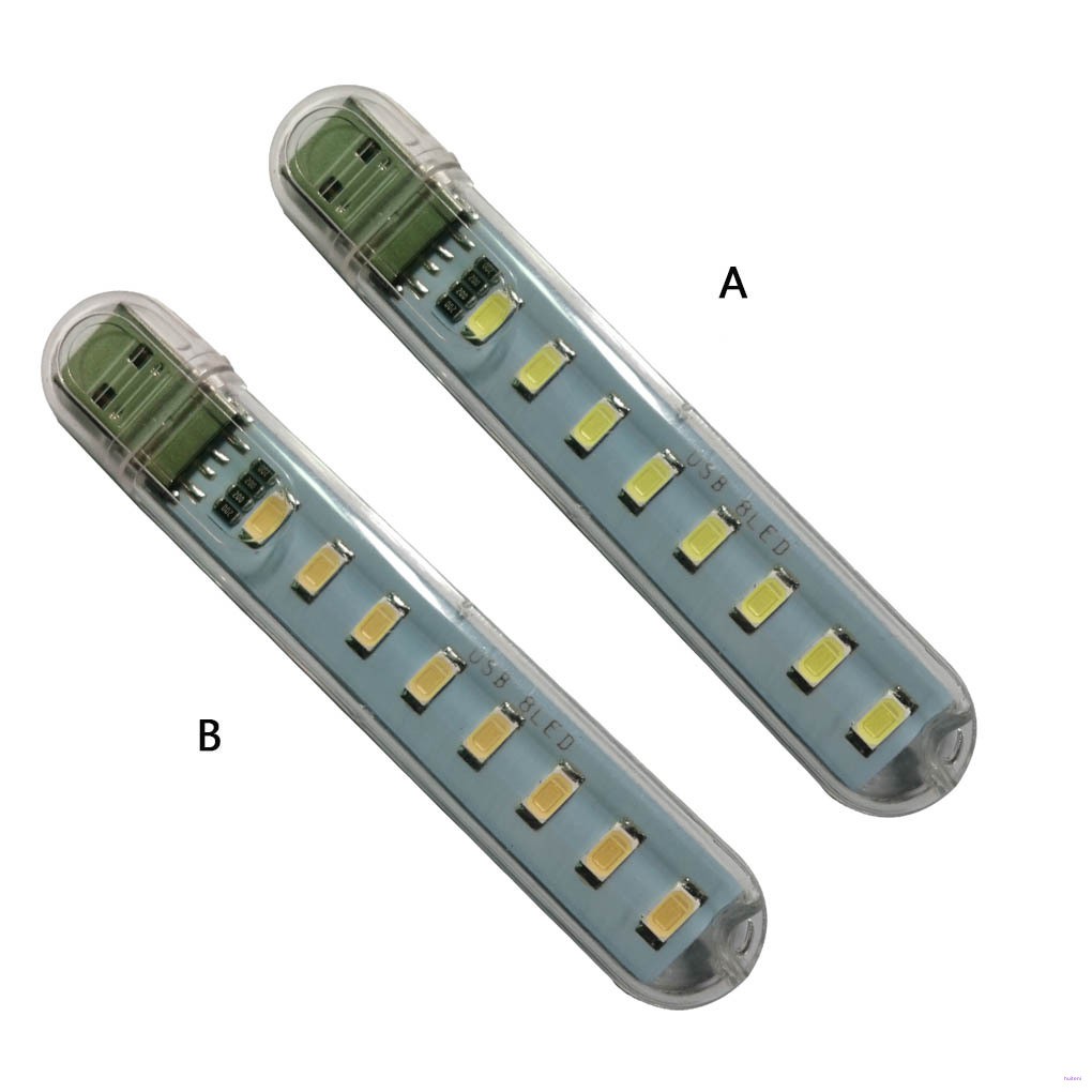 Lampu Malam Usb Portable 3000k 7000k Warna Putih Transparan Untuk Komputer / Laptop