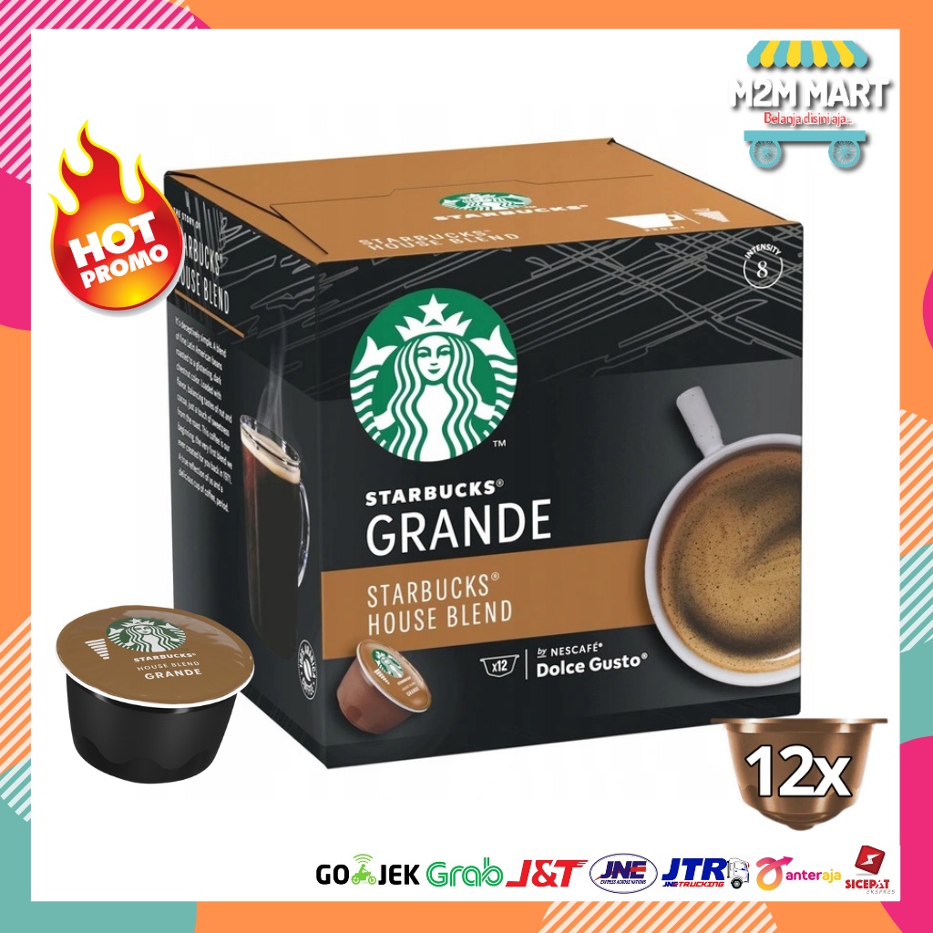 

Kopi Nescafe Dolce Gusto Starbucks House Blend Grande Capsule