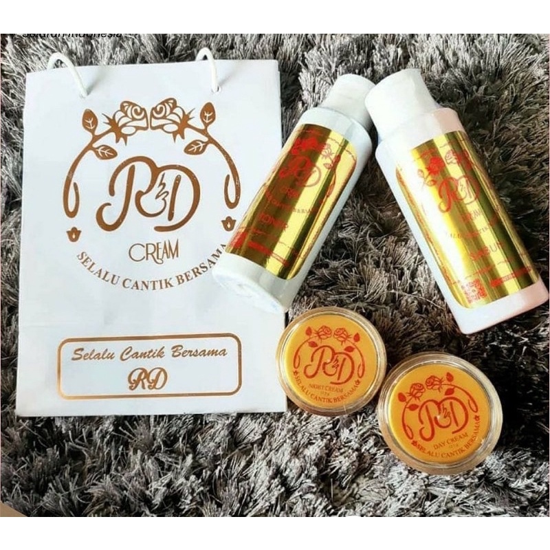 Cream RD Gold Terbaru Original RD'E GLOW RD123 Putih Rinna Diazella