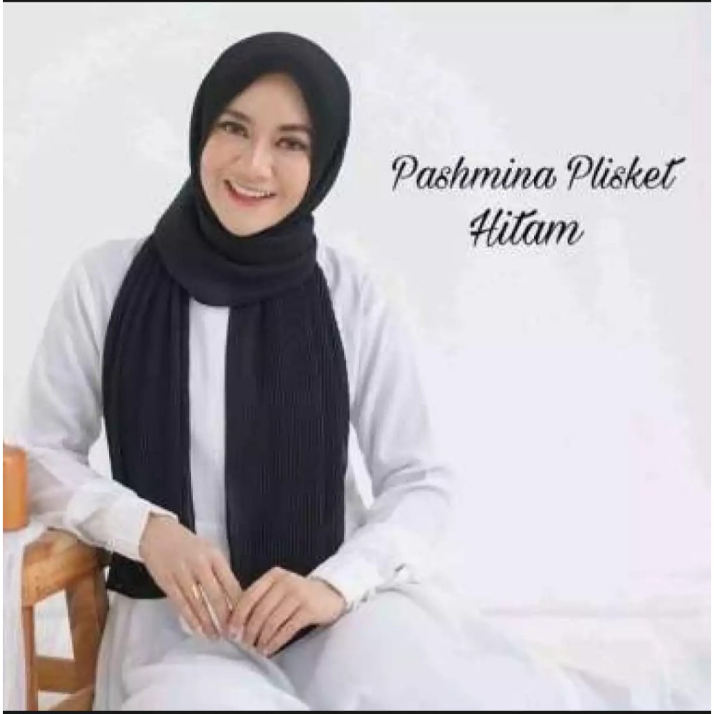 Jilbab Pashmina Plisket Hyget/Pashmina Plisket Premium Terbaru