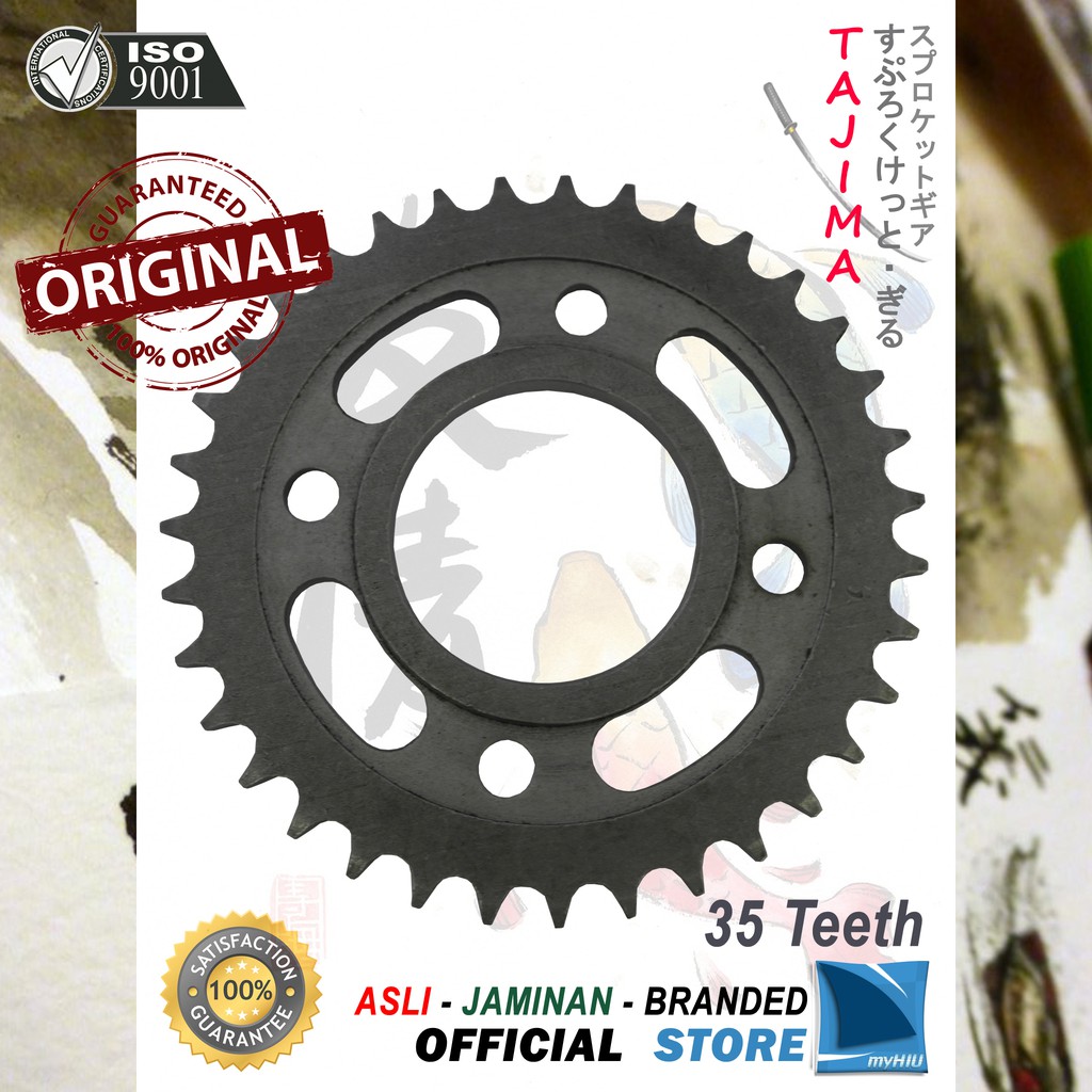 Gigi Tarik 30T ~ 39T HONDA Neotech Pro, Neo Tech Max Gir Belakang - Rear Sprocket Gear TAJIMA