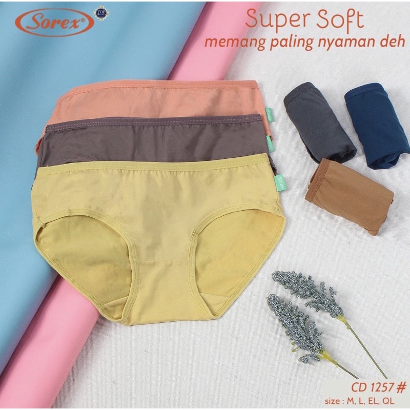 Celana Dalam CD Wanita Super Soft Sorex 1257