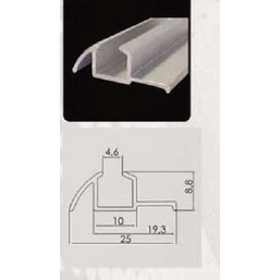 ☜ Rel Aluminium Pintu Sliding 380 Untuk Lemari Pintu Geser Cabinet Dapur ♪