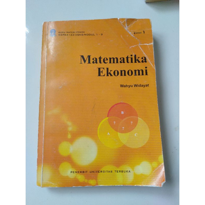 Modul Ut Matematika Ekonomi Espa4122 Shopee Indonesia