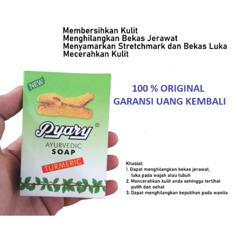 SABUN ARAB PYARY TURMERIC NALPAMARA SOAP ORIGINAL 100% (BPOM)