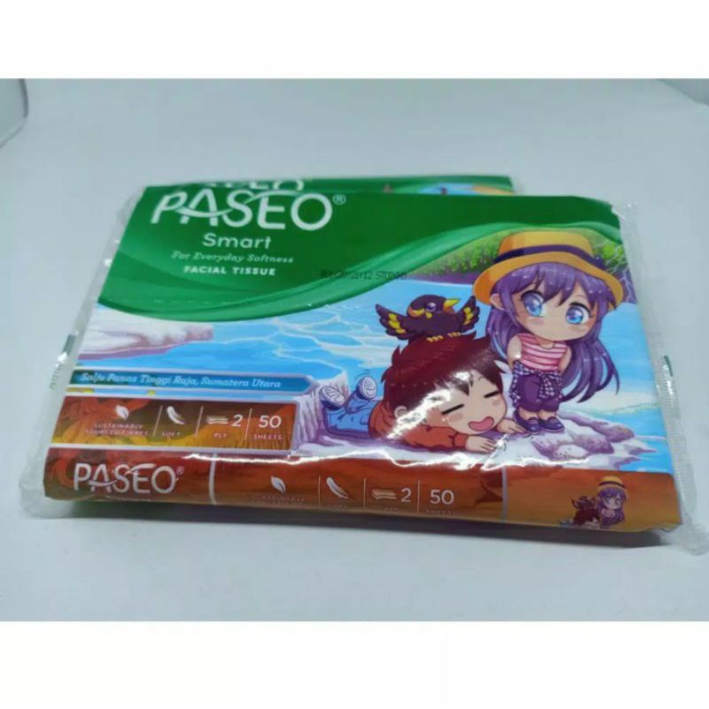 TISU TISSUE PASEO SMART PACK 50 LEMBAR 2 PLY TISUE