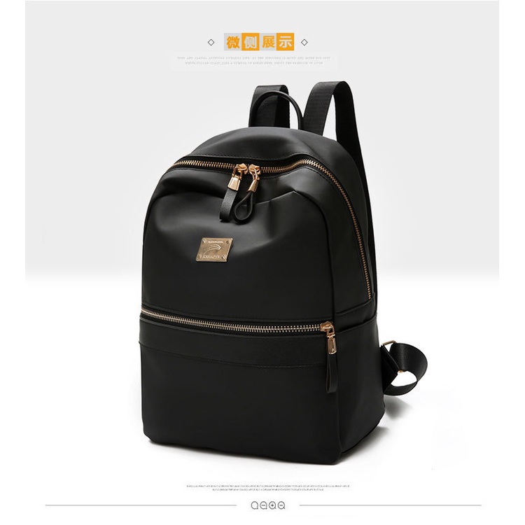 Tas Ransel Wanita Free Pouch Kecil Fashion Style Tas Sekolah Kerja Kuliah Backpack Cewek Tas Punggung Multifungsi Nilon Azgalery T256