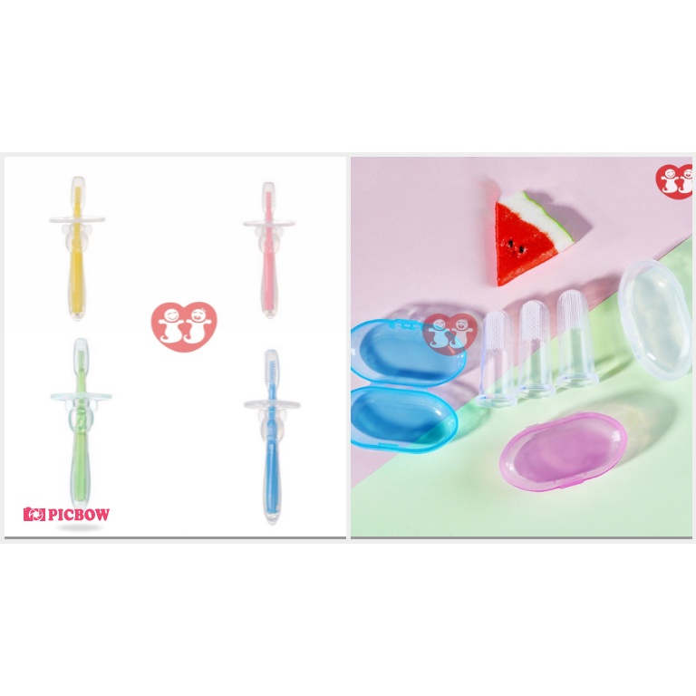 Sikat Gigi Bayi Silicon - Finger Tooth Brush - Pembersih Mulut Bayi dengan Jari Ibu