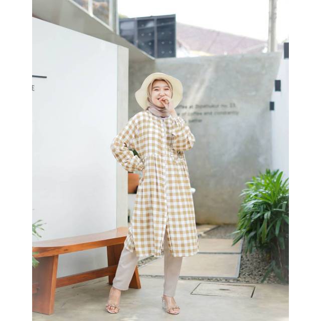 PAKAIAN MUSLIM - DESIREE TUNIK - TUNIK WANITA - ATASAN MUSLIM - PAKAIAN TERMURAH - TUNIK CASUAL