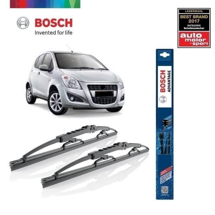 Wiper Blade Splash BOSCH Sepasang Advantage 16-22&quot; ORIGINAL