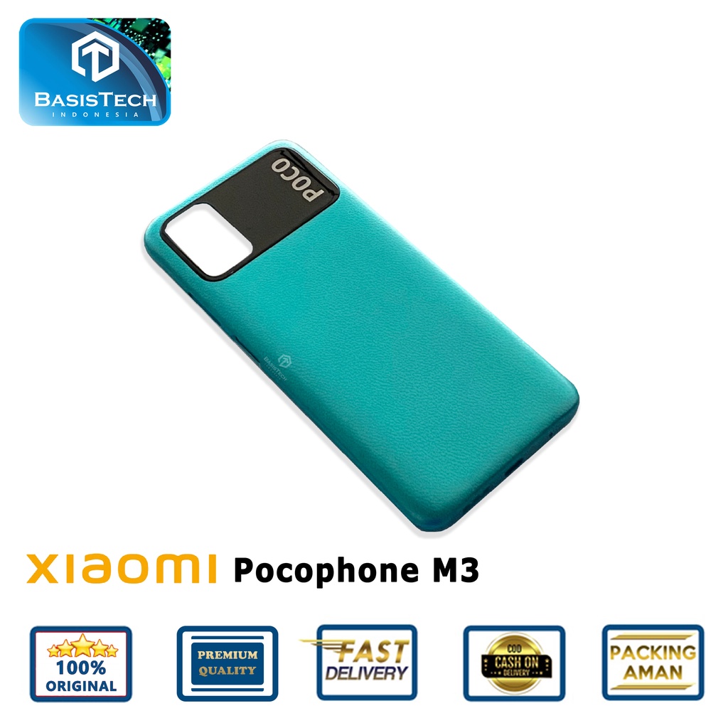 BACK COVER BACKDOOR XIAOMI POCO M3 ORIGINAL QUALITY