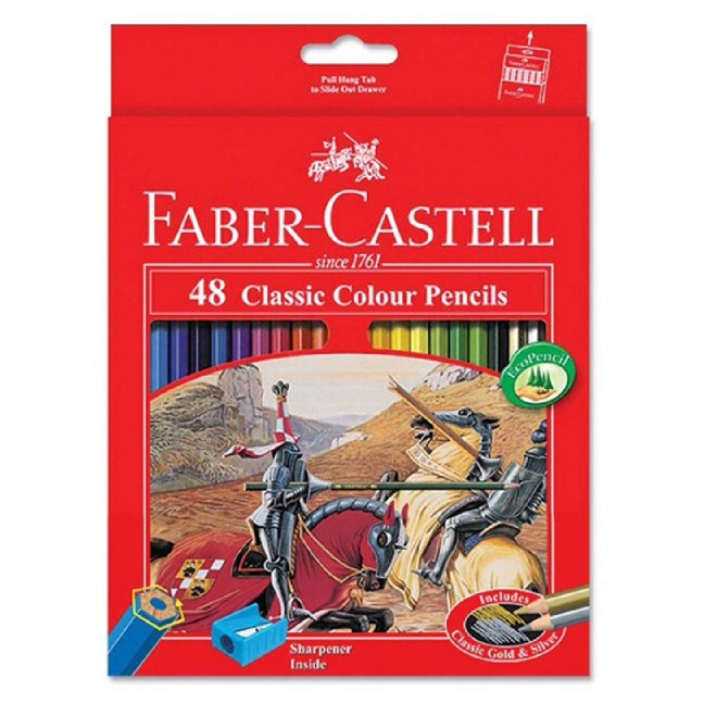 Pensil Warna 48 Warna Faber Castell 115858