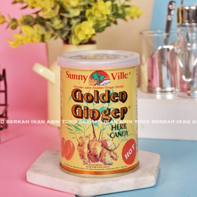 

Sunny Ville Golden Ginger Herb Candy HOT 150gr / Permen Jahe