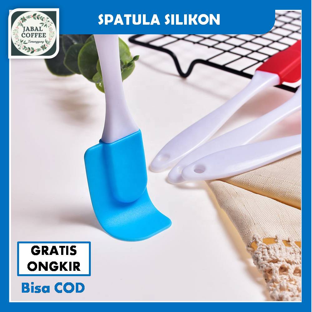 Spatula Silikon Warna / Spatula Masak Silikon Plastik / Sodet Silikon J134