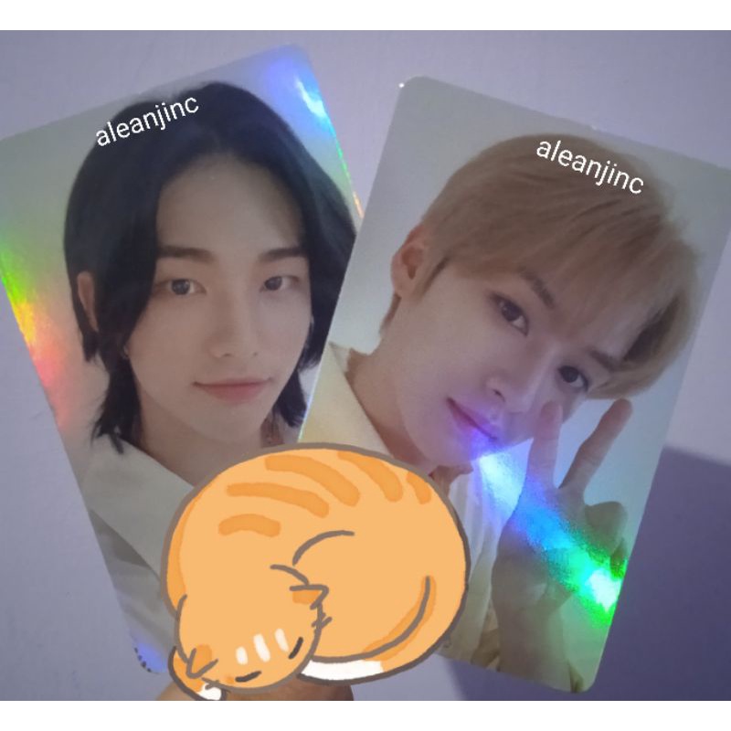 PHOTOCARD NACIFIC HOLO HYUNJIN LEE KNOW STRAY KIDS EVENT ROUND 2 HOLOGRAM LINO SELCA PC