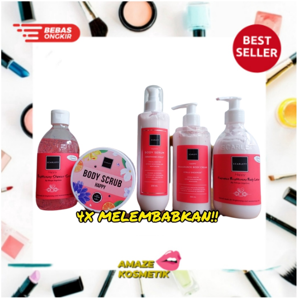 PAKET SCARLETT HAPPY SERIES - Amaze Kosmetik