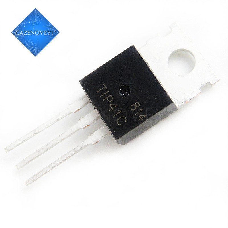 10pcs Transistor Bipolar Tip41C Tip41 To-220 - Bjt 6a 100v 65w Npn