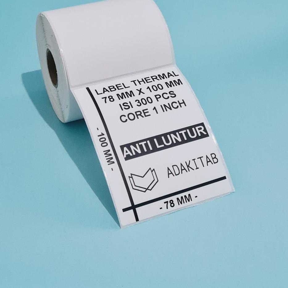 

Flash Sale LABEL BARE THERMAL 78X100 MM / 78X100MM CORE 1 INCH ISI 300 PCS
