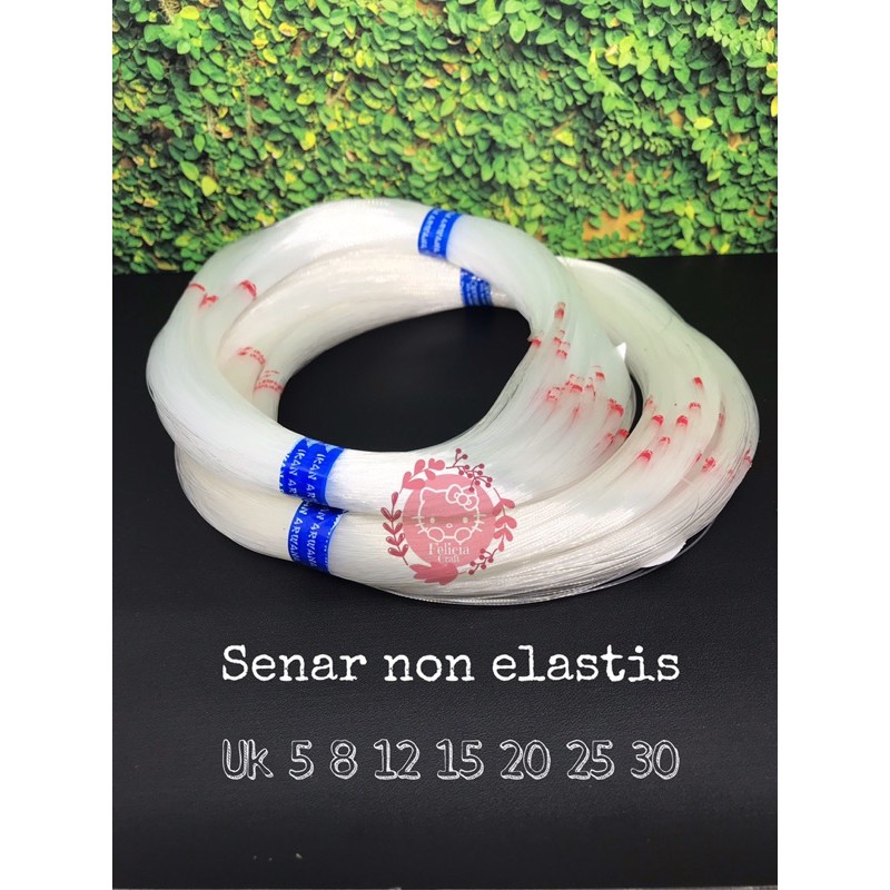 Senar tali non elastis aneka ukuran