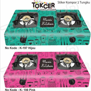 Dijual Stiker  Kompor  2 Tungku Standar Moms Kitchen Murah 