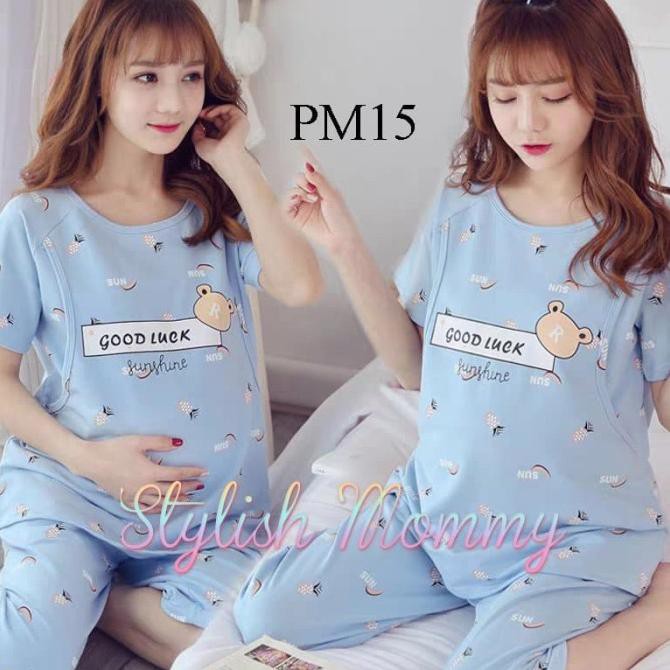 Piyama Baju Tidur Hamil Dan Menyusui Pm15